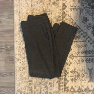 LOFT Dark Gray Stretch Work Pants